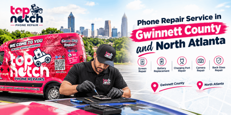 Phone repair service in Gwinnett County and North Atlanta
